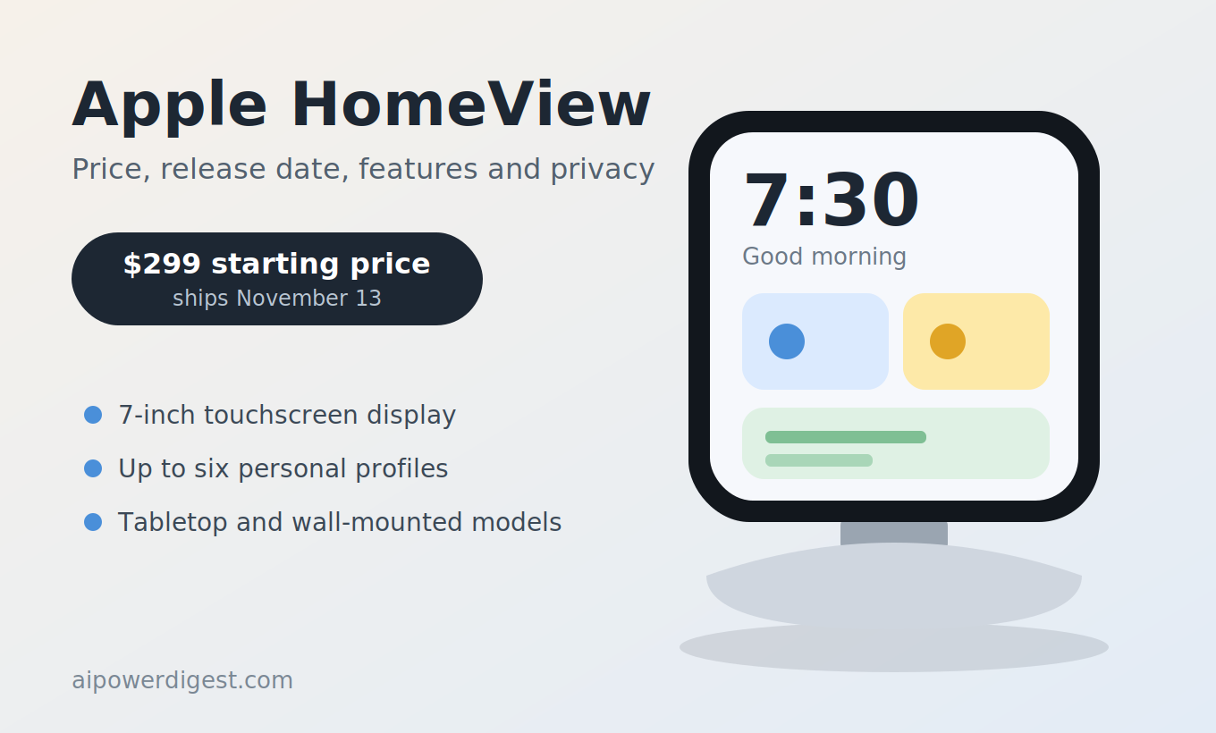 Apple HomeView: Price, Release Date, Features, and Who It's Really For